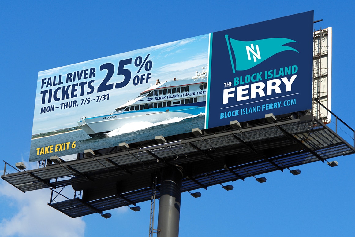 Block Island Ferry - Billboard Advertising