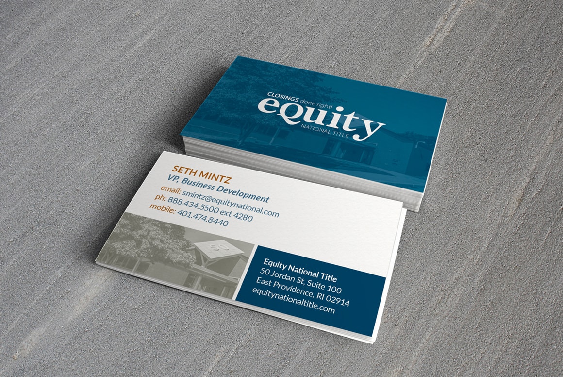 Equity National Title - Business Cards