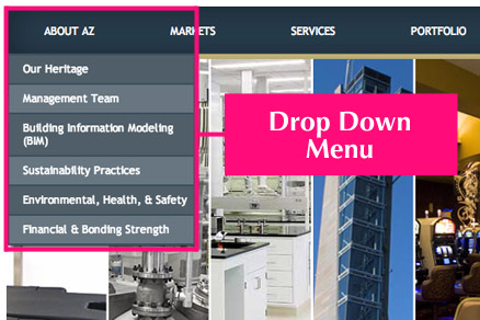 Drop Down Navigation