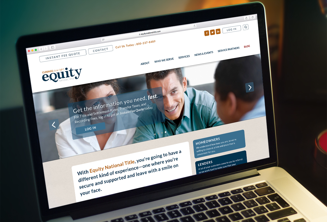 Equity National Title - Responsive Drupal Website