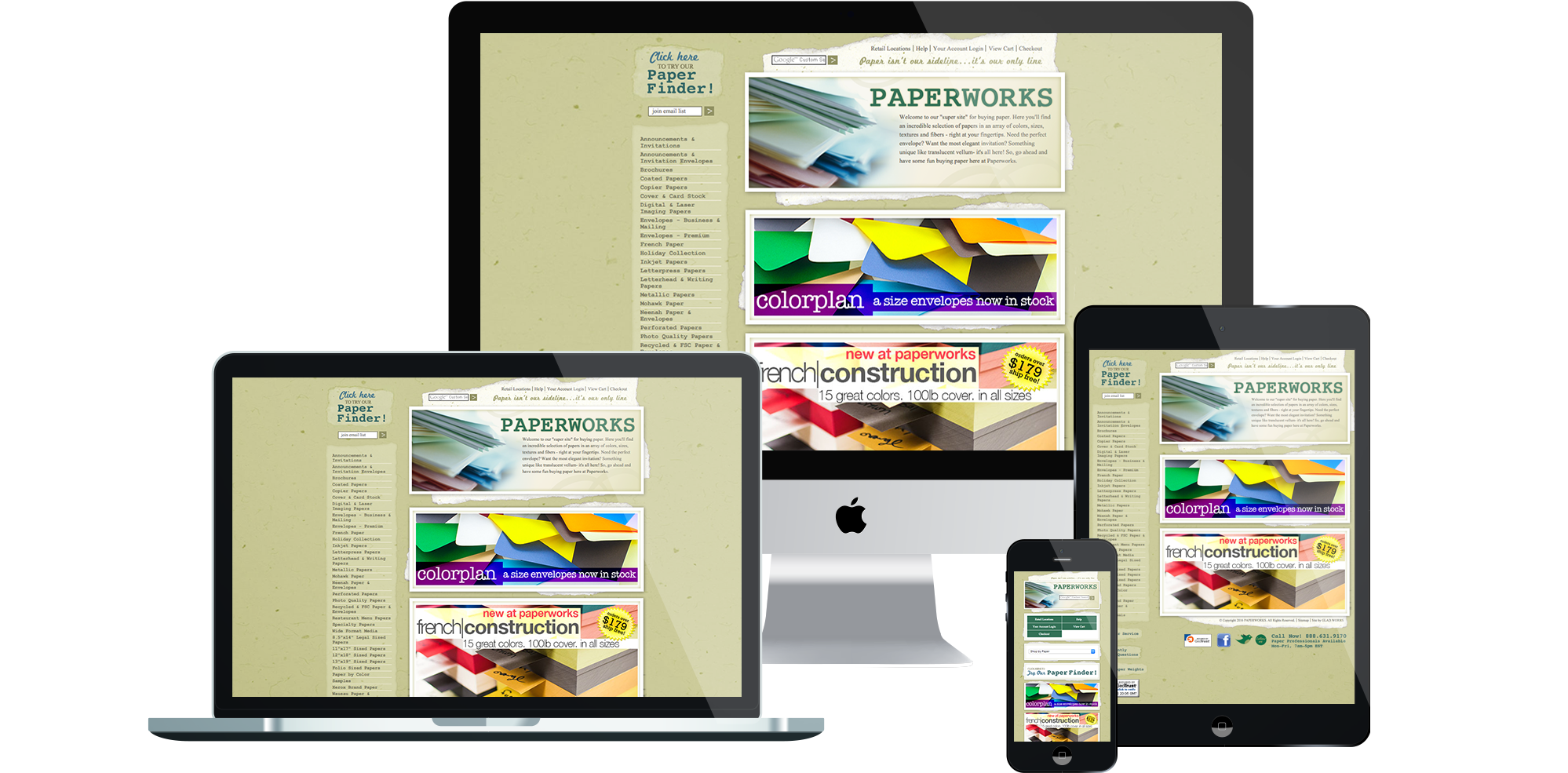 PaperWorks - e-Commerce Web Design and Development