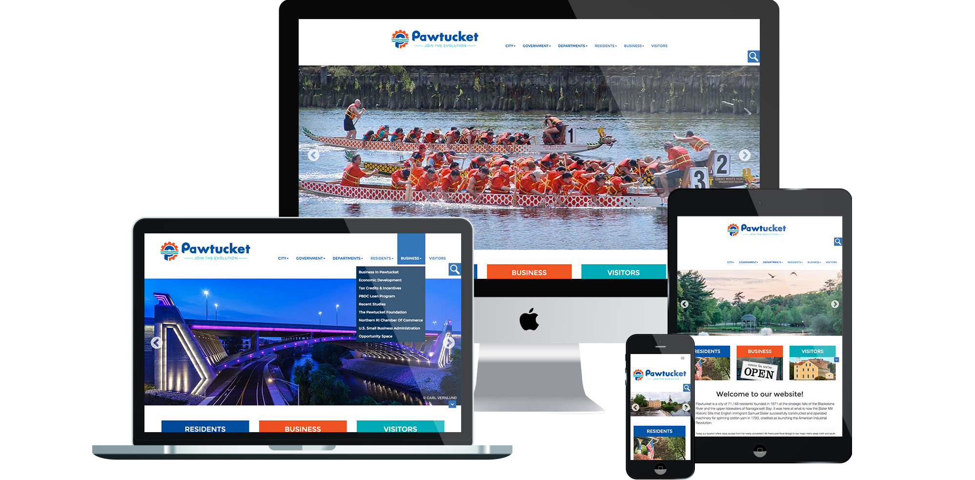 Pawtucket Rhode Island - Responsive Website Development