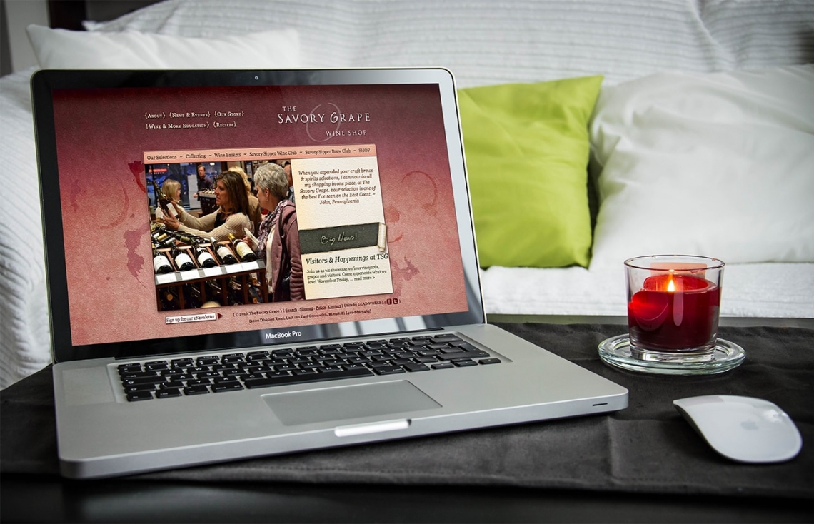 The Savory Grape - eCommerce Drupal Web Design and Development