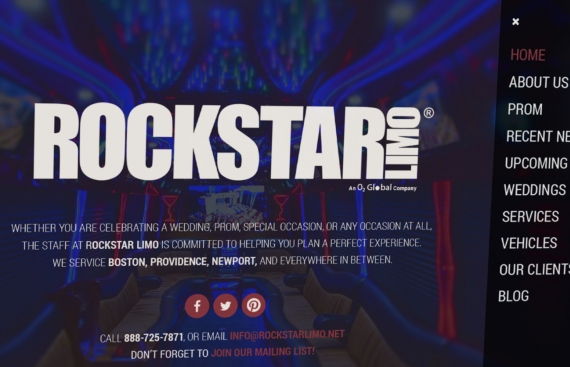 Rockstar Limo - Wordpress Web Design and Development